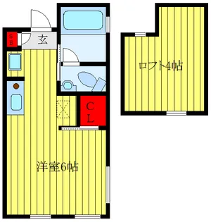 ラ フロンヴィラージュ【1階】の間取り