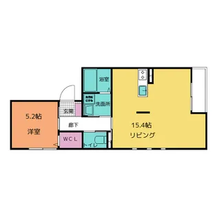 ファミーユ10【2階】の間取り