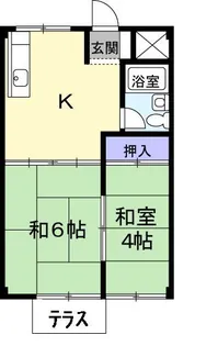 ATハイツ【1階】の間取り