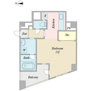 HEIMART SHIKI【1階】の間取り