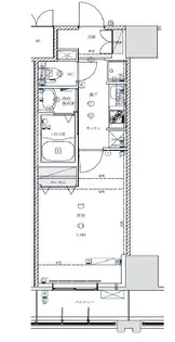 Rising Place Kameido【4階】の間取り