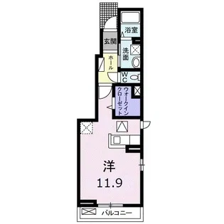 アウローラ【1階】の間取り