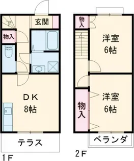 エル・メゾネットの間取り