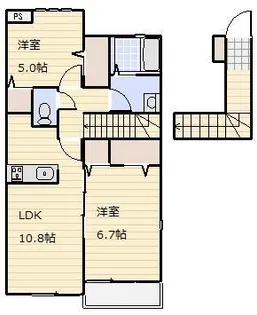 コメット II【2階】の間取り