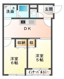 N東中央【3階】の間取り