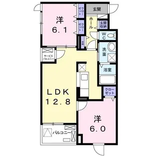 フォレスターナ【5階】の間取り