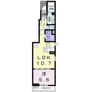 サン・イースト【1階】の間取り