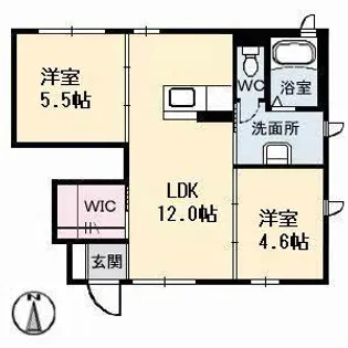 レガーロ【1階】の間取り