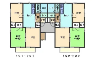 フレグランス花梨A【2階】の間取り