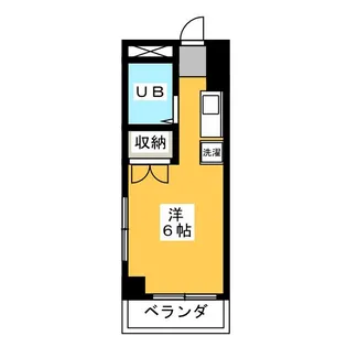 スズキマンション【2階】の間取り