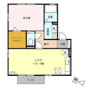 愛知県名古屋市緑区大高町字中屋敷【アパート】の間取り