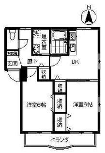 メゾン・ノワ【1階】の間取り