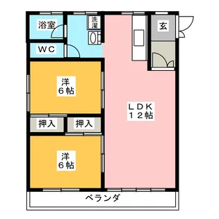 イシワタ第1ビル【4階】の間取り