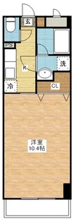 ブランドール大井手【2階】の間取り