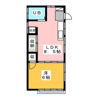 高松荘【1階】の間取り