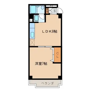 パークロイヤルマンション【4階】の間取り