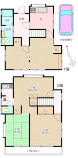 埼玉県入間郡毛呂山町大字前久保【一戸建】の間取り