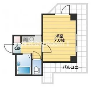 ドミール堺筋本町【5階】の間取り