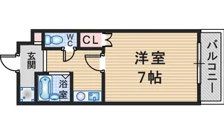 プチハイツ服部【3階】の間取り