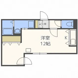 プリマベーラ発寒南【2階】の間取り