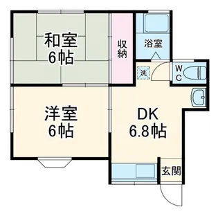 コーポホーエー3【1階】の間取り