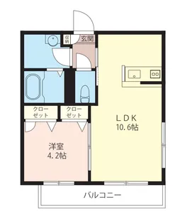 シャーメゾン ルナ【2階】の間取り