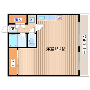 ハイマート小松島【4階】の間取り