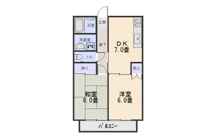 エクセル風間【1階】の間取り