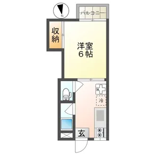 ナチュール片淵【2階】の間取り