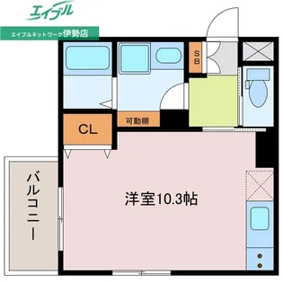 CASA+α 外宮【3階】の間取り