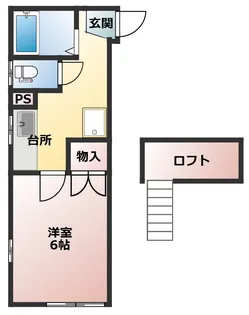コーポリープ【2階】の間取り