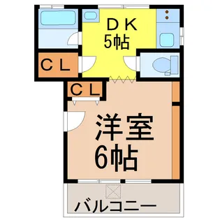 まつうら苑 北棟(B)【1階】の間取り