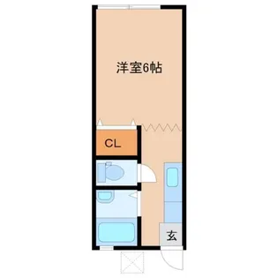 吉田ハイツ【1階】の間取り