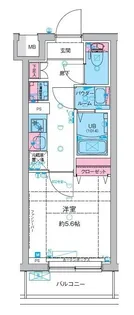 GENOVIA妙典【4階】の間取り