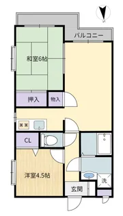 アンビエンテ湯河原【2階】の間取り