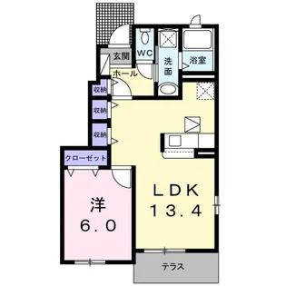 スカイツリーI A【1階】の間取り