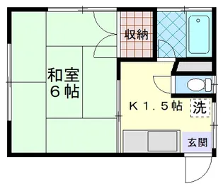 コーポラス森B【2階】の間取り