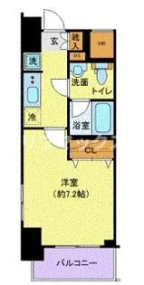 プレール・ドゥーク西横浜【10階】の間取り