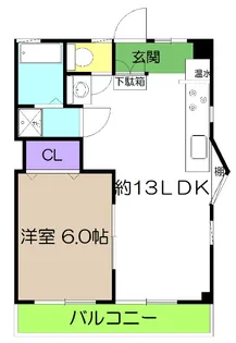コーポラス三穂【2階】の間取り