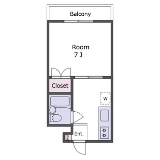 ガーデン南台【1階】の間取り