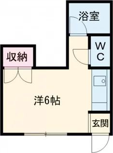 エコーハイツ【1階】の間取り