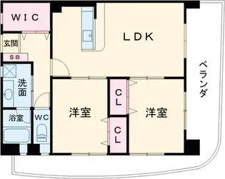 ロイヤルハイツ石黒【11階】の間取り