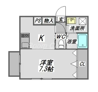 ピース・スクエア常三島【3階】の間取り