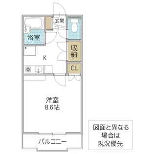 アイビス小絹 A【2階】の間取り