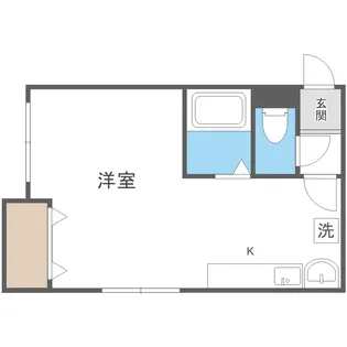 北海道札幌市中央区南六条西11【アパート】の間取り