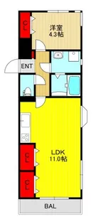 u house【1階】の間取り
