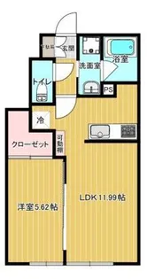 JERICHO B【1階】の間取り