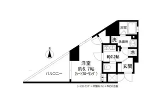 GRAND三軒茶屋WEST【4階】の間取り