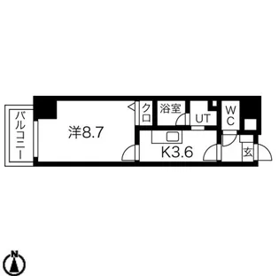 SANKYO国分町ビル【5階】の間取り