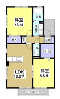 ガーデンスクエアII【2階】の間取り